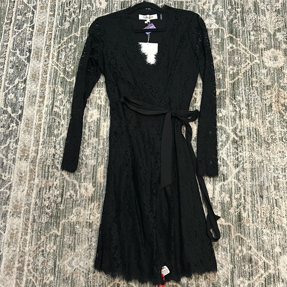 Lace Wrap Dress